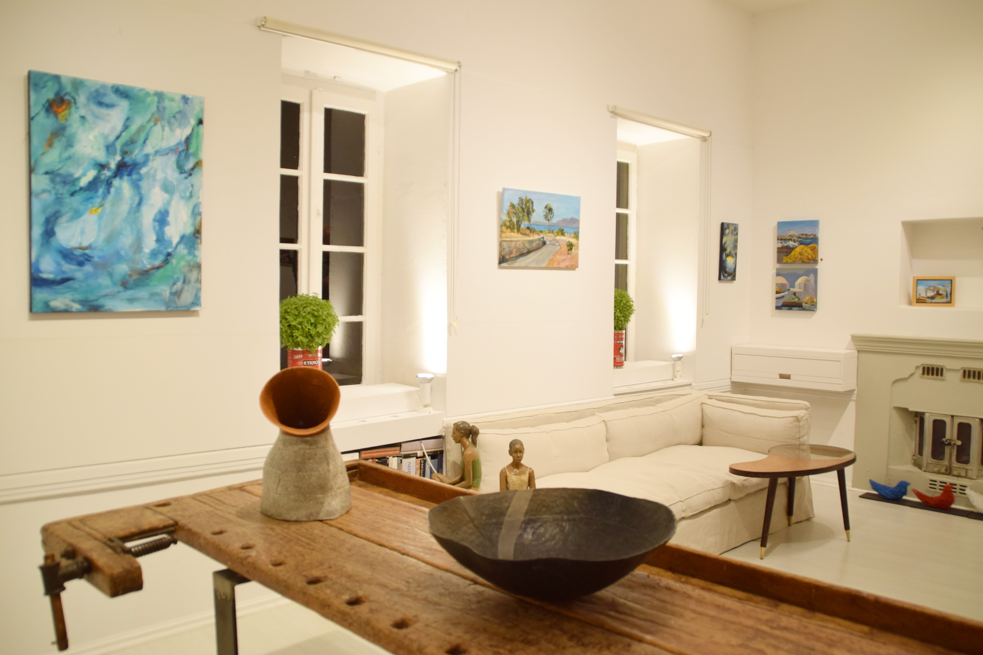 Αίθουσα τέχνης Έγινα - Αίγινα. "Εδώδιμα".