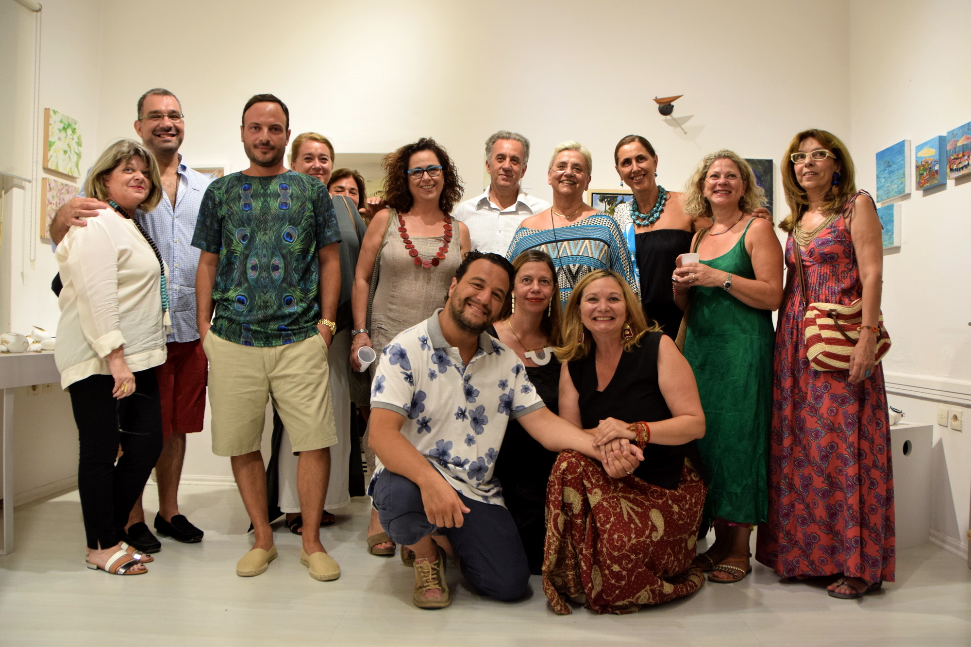 Στην Αίθουσα Τέχνης ΕΓΙΝΑ ΑΙΓΙΝΑ εικαστικοί του jewel made in Greece.